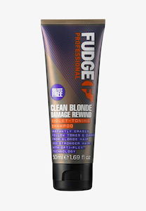 Fudge Clean Blonde Damage Rewind Violet Shampoo 50ml
