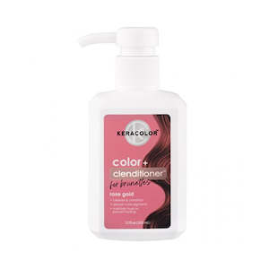 Keracolor: Keracolor Color + Clenditioner 355ml - ROSE GOLD FOR BRUNETTES