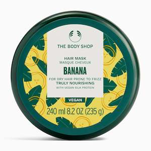 Masks: The Body Shop - Banana Truly Nourishing Hair Mask 240ml