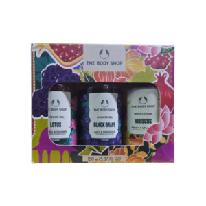 The Body Shop - Mini Treat Gift Set - Lotus Shower Gel 50ml, Black Grape Shower &hellip;