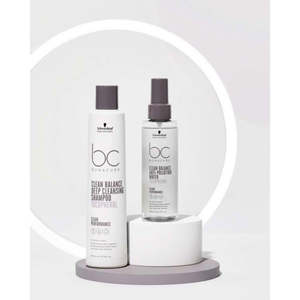 Bc: Schwarzkopf Bc Bonacure Clean Performance Clean Balance Deep Cleansing Shampoo & Anti-Pollution Water Duo