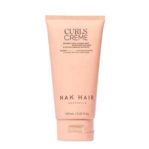 Curly Hair Enhancement: NAK Signature Curl Creme Defines Curls & Tames Frizz 150ml