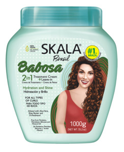 Skala Brasil Babosa Aloe Vera 2-in-1 Hair Treatment Conditioning Cream for Hydra&hellip;