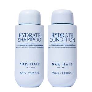 Nak Signature - Hydrate Shampoo & Conditioner 350ml Bundle