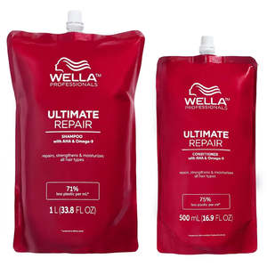 Wella: Wella Professionals - Ultimate Repair Shampoo & Conditioner Pouch Bundle