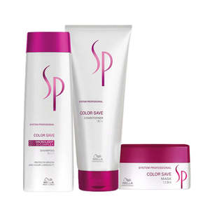 Wella Professionals - Sp Color Save Shampoo, Conditioner & Mask Bundle