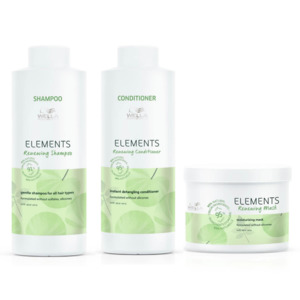 Wella Professionals - Elements Renewing Shampoo, Conditioner & Mask Bundle