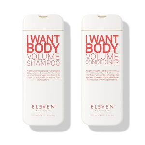 Eleven Australia - I Want Body Volume Shampoo & Conditioner 300ml Bundle