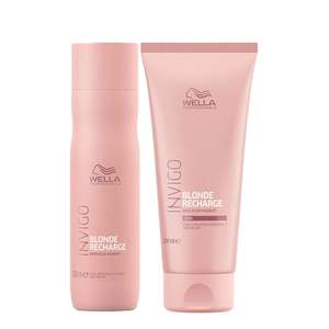 Conditioner: Wella Professionals - Invigo Blonde Recharge Cool Blonde Shampoo & Conditioner Bundle