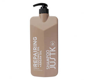 1 Litres: JUSTK Repairing - Coconut Oil & Argan Oil Shampoo 1000ml