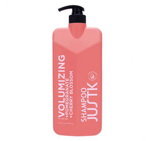 1 Litres: JUSTK Volumizing - Pomegranate & Cherry Blossom Shampoo 1000ml