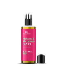 New Collection: Botanic Hearth Hibiscus & Silk Protein Hair Oil with Castor Oil – 150ml