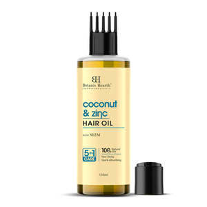 New Collection: Botanic Hearth Coconut & Zinc Hair Oil with Neem – 150ml