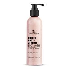 New Collection: Botanic Hearth British Rose & Almond Body Wash with Shea Butter & Sweet Almond Oil – 245ml