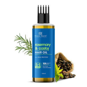 New Collection: Botanic Hearth Rosemary & Castor Hair Oil – 150ml