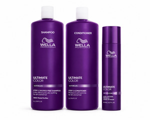 Value Packs: Wella Ultimate Color Shampoo, Conditioner (1L) and Mask 95ml Bundle
