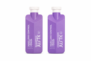 JUSTK Hair Loss Control - Biotin & Ginger Shampoo and Conditioner Bundle 300ml