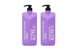 JUSTK Hair Loss Control - Biotin & Ginger Shampoo and Conditioner 1L Bundle