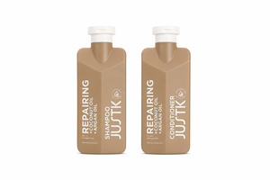 Value Packs: JUSTK Repairing - Coconut Oil & Argan Oil Shampoo and Conditioner 300ml Bundle