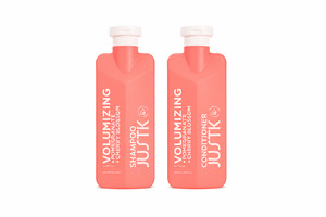JUSTK Volumizing - Pomegranate & Cherry Blossom Shampoo and Conditioner Bundle 300ml