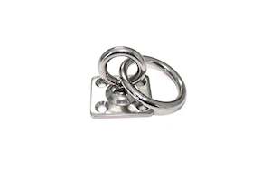 Eye Plates: Square Pad Swivel Eye With Ring