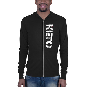 KETO Unisex Hoodie with a tear away label