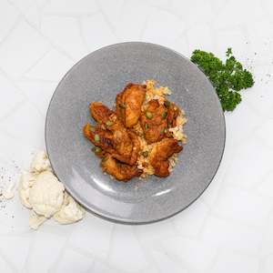 Paprika Chicken with Cauliflower Rice-(Keto)