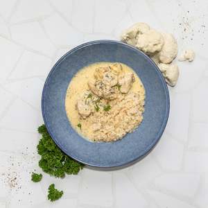 Ready To Eat Meals: Tarragon Chicken with Cauli Rice-(Keto)
