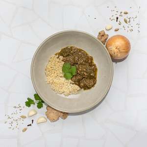 Lamb Saag with Cauli Rice-(Keto)