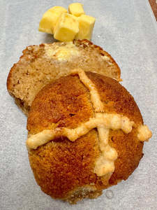 KETO CHEF Hot Cross Buns  ( Pack of 4 Buns )