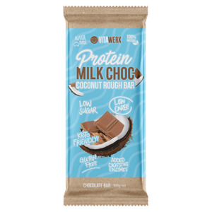 Vitawerx Milk Chocolate Coconut Rough Block 100g – KetoEasy
