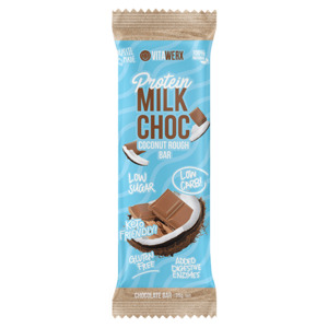 Vitawerx Milk Chocolate Coconut Rough Bar 35g – KetoEasy