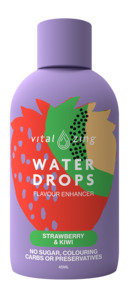 VitalZing WaterDrops Strawberry Kiwi 45ml – KetoEasy