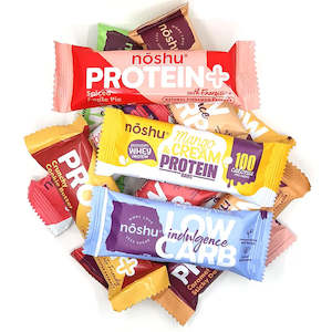 Fibre: Noshu 10 Bar Variety Pack incl the NEW Pistachio!