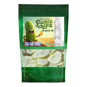 Snacks: Freeze Dried Pickle Chips - Original [Best Before 12/26]