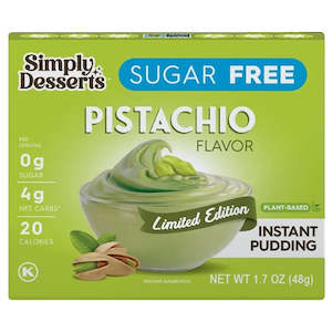 Ingredients: Simply Delish Instant Pudding & Ice Cream Mix - Pistachio