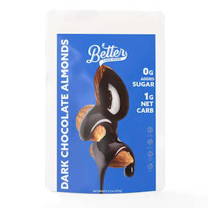 Keto Dark Chocolate Almonds 170g x 1 Bag