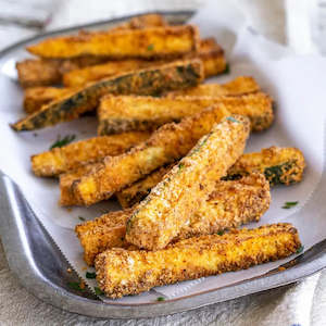 ~ Zucchini Fries Recipe (using Breading Mix)