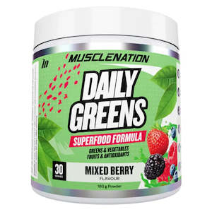 Gut Health: Daily Greens - Mixed Berry by Muscle Nation