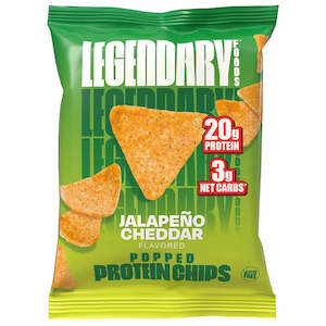 Legendary Popped Protein Chips - Jalapeno Cheddar