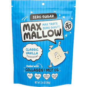 Snacks: Max Mallow - Classic Vanilla Sugar-free Marshmallows