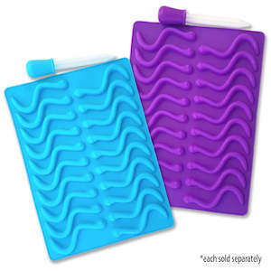 Silicone Mold and Dropper - Gummie Snakes [SAVE $3]