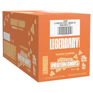 Back In Stock: Legendary Popped Protein Chips - Nacho Cheese [Box of 7]