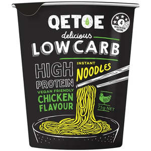Ingredients: Qetoe Instant Cup Chicken Noodle