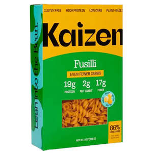 Ingredients: Kaizen Fusilli Pasta Spirals - NEW! only 2g carbs