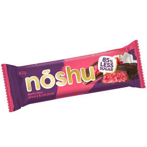 Ingredients: Noshu Dark Chocolate Cherry Coconut Bar