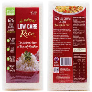 Zero Slim & Healthy Low Carb Rice 1kg