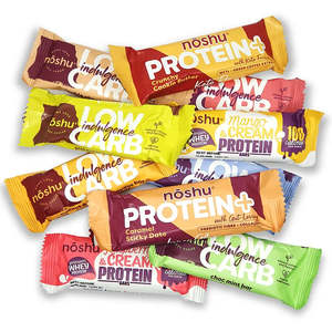 Ingredients: Noshu 17 Bar Variety Pack including all 5 New Bars