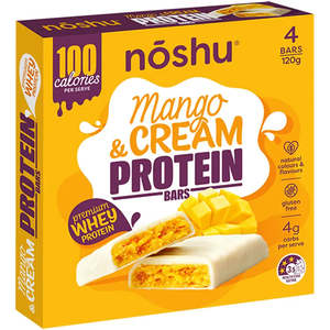 Noshu Protein Bars Mango and Cream