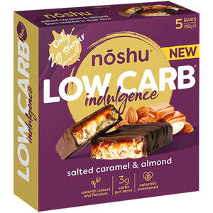Ingredients: Noshu Low Carb Indulgence Salted Caramel & Almond